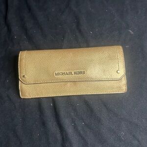 Michael Kors Gold Wallet-#548
